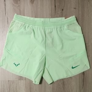 NIKE Dri-FIT ADV Rafa Nadal Men's 7" Tennis Shorts Vapor Green XL